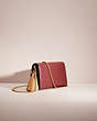 COACH®,UPCRAFTED TABBY CHAIN CLUTCH,Brass/Wine,Angle View