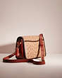 COACH®,UPCRAFTED STUDIO SHOULDER BAG IN SIGNATURE CANVAS,Holiday Glow Up,Brass/Tan/Rust,Angle View