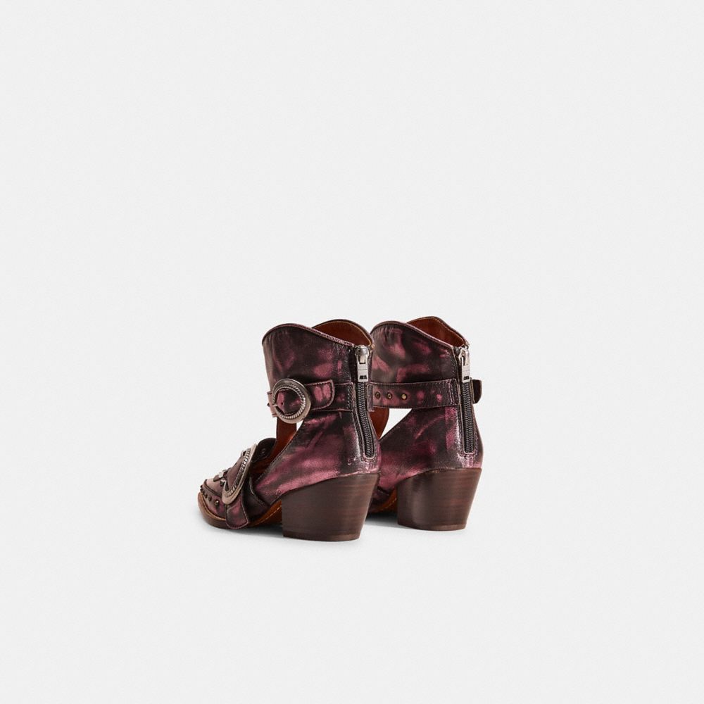 Coach cut out on sale western creeper bootie