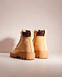 COACH®,RESTORED CITYSOLE BOOT,Natural,Back View