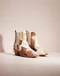 COACH®,RESTORED MELODY BOOTIE,Tan Multi,Angle View
