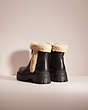 COACH®,RESTORED JANE BOOTIE,Black/Natural,Back View