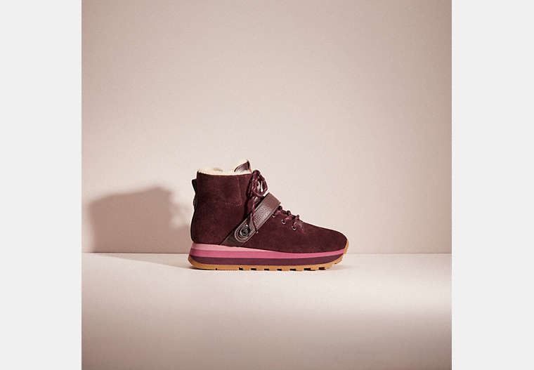 COACH®,RESTORED COACH CITY HIKER,Oxblood,Front View
