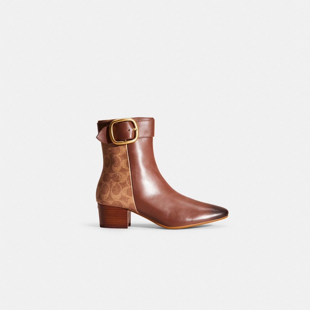 Cassandra buckle strap sales bootie