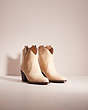COACH®,RESTORED PAIGE WESTERN BOOTIE,Beechwood,Angle View