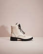 COACH®,RESTORED LORIMER BOOTIE,Leather,Chalk,Front View