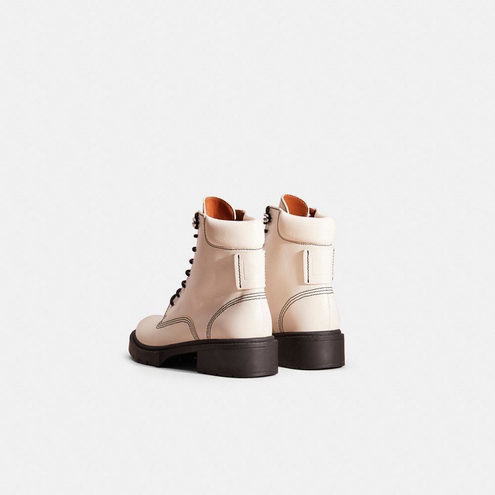 Shop Coach Restored Lorimer Bootie In Chalk