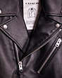 COACH®,RESTORED LEATHER MOTO JACKET,Black,Scale View