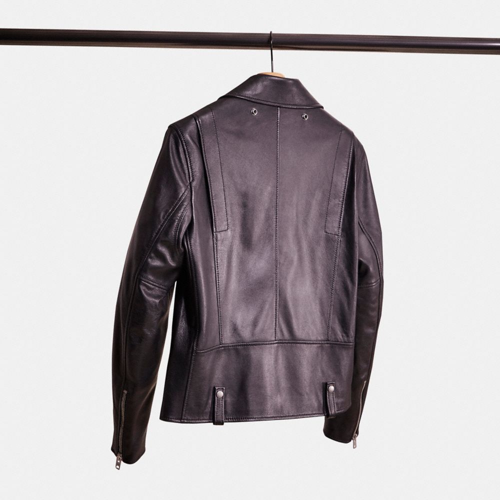 Restored Leather Moto Jacket