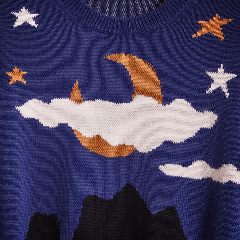COACH®,RESTORED MOONSCAPE CREWNECK SWEATER,Midnight Multi,Scale View