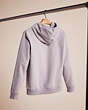 COACH®,RESTORED LOUNGE HOODIE,Light Heather Grey,Back View