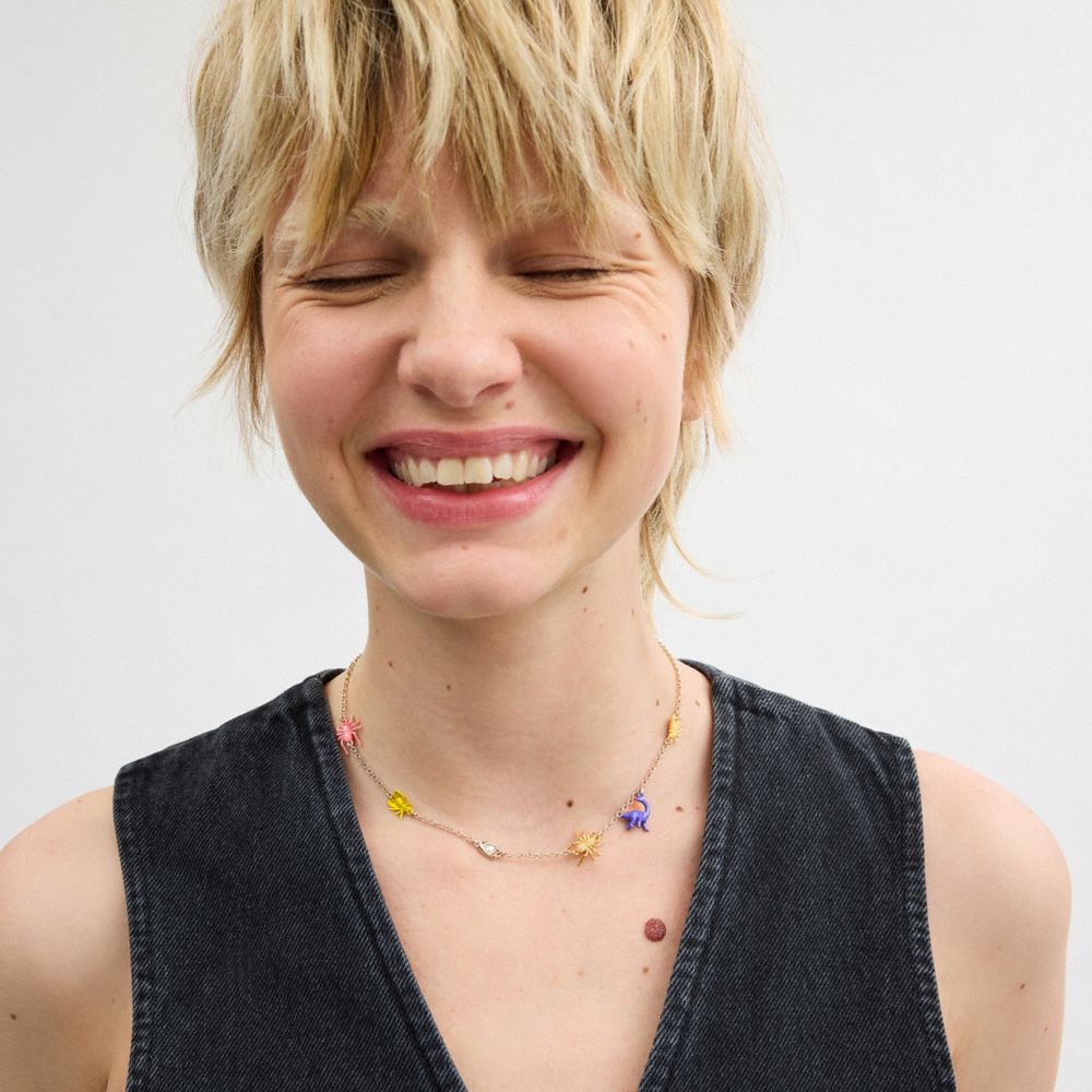 COACH®,バグ チャーム ネックレス,ネックレス,