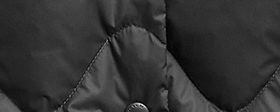 COACH®,Quilted Long Puffer In Recycled Nylon,Recycled Polyester,Parka,Quilted,Down,Puffer,Tie Belt,Sustainable,Casual,Black