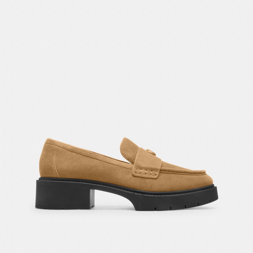 COACH®,Leah Loafer,,Angle View