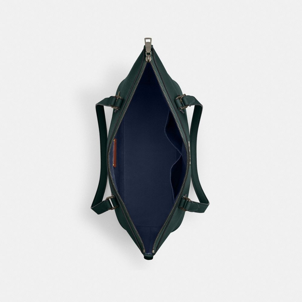 COACH®,Gallery Tote Bag,Leather,Tote,Metal,Logo,Casual,,Inside View,Top View