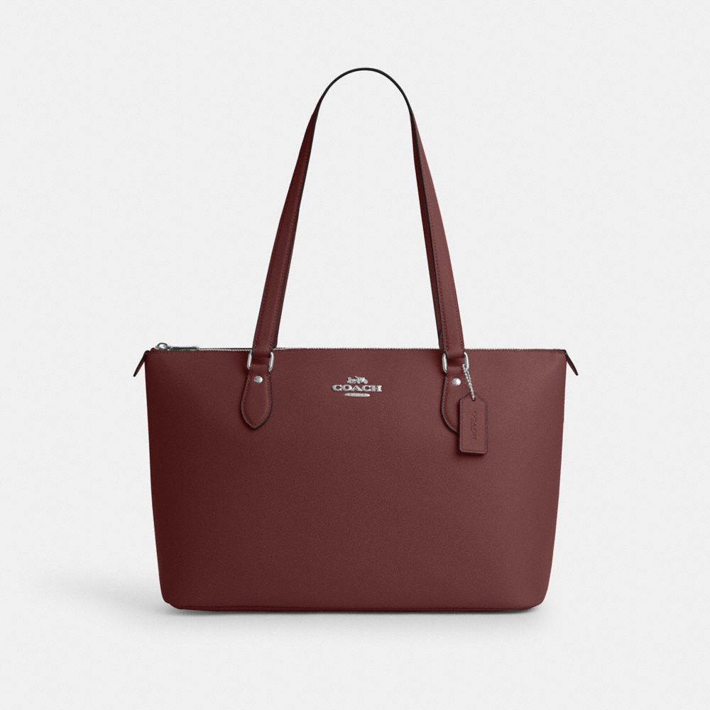 Coach crossgrain leather tote sale