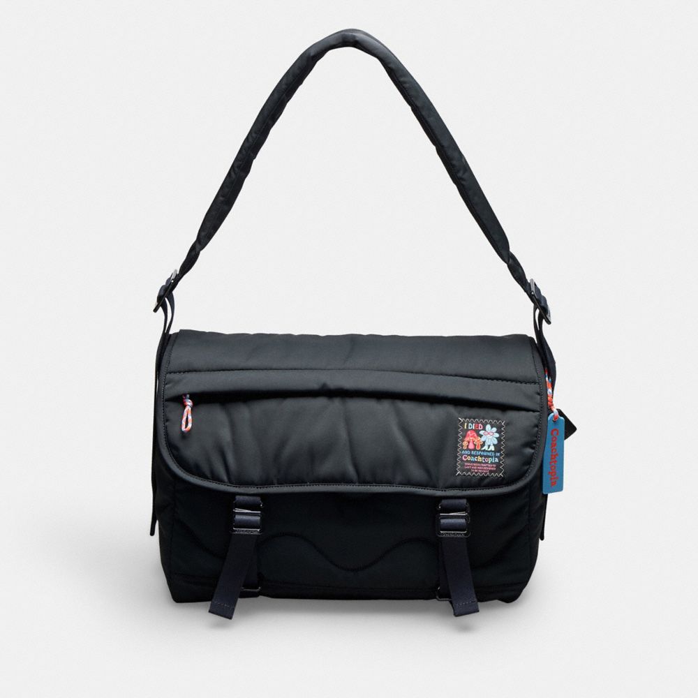 Coach Topia Loop Kuriertasche In Black