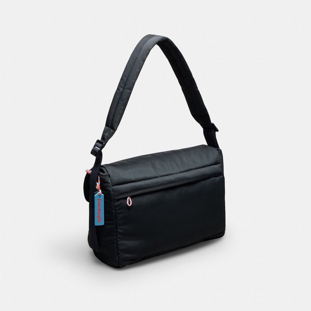 Shop Coach Topia Loop Messenger Bag In Black