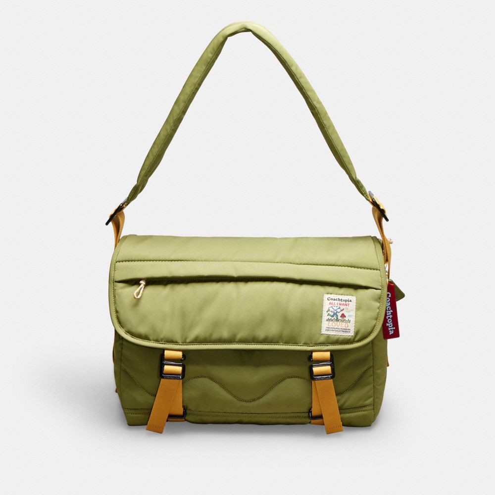Coach Topia Loop Kuriertasche In Green