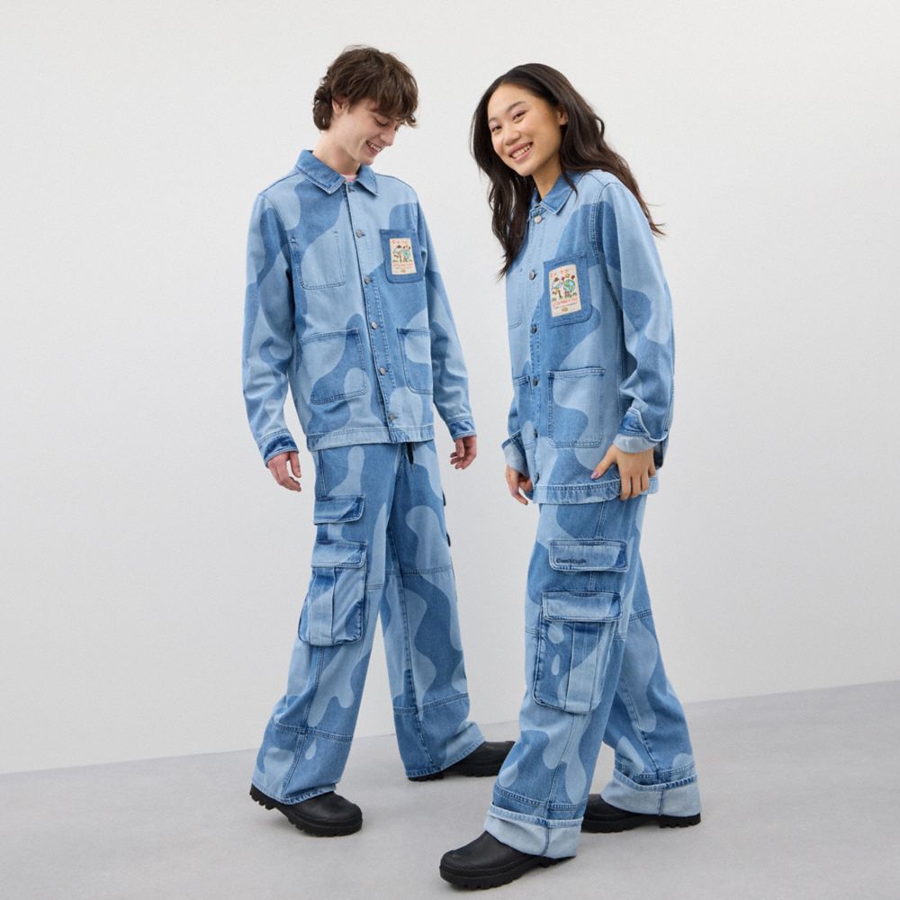 Мужские брюки Coach Cargo Pants With Wavy Wash — фото 3