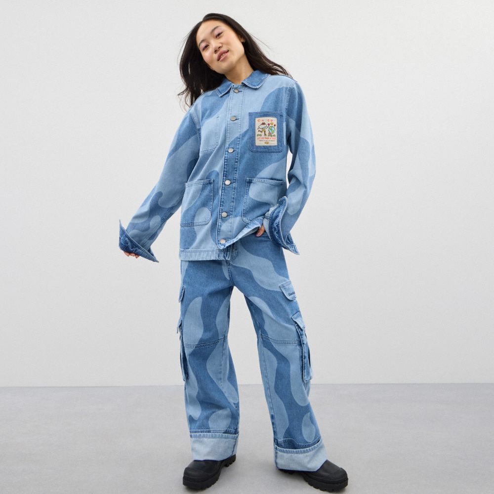 Мужские брюки Coach Cargo Pants With Wavy Wash — фото 6