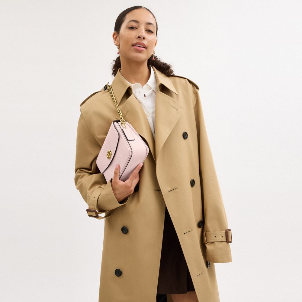 COACH®,SAC BANDOULIÈRE CASSIE 19,Laiton/Rose fard,Detail View