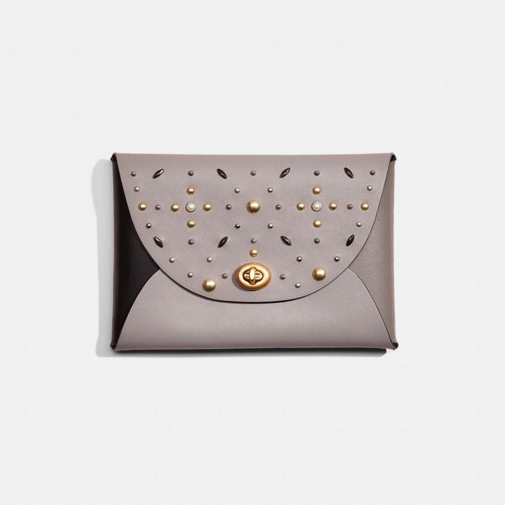 Remade Large Pouch With Prairie Rivets