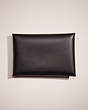 COACH®,REMADE LARGE POUCH WITH PRAIRIE RIVETS,Black/Grey,Back View