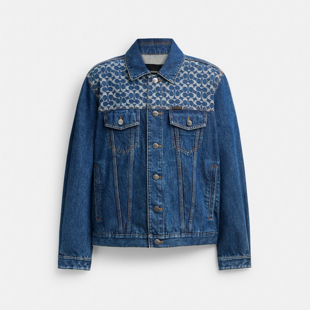 Coach jean jacket hotsell