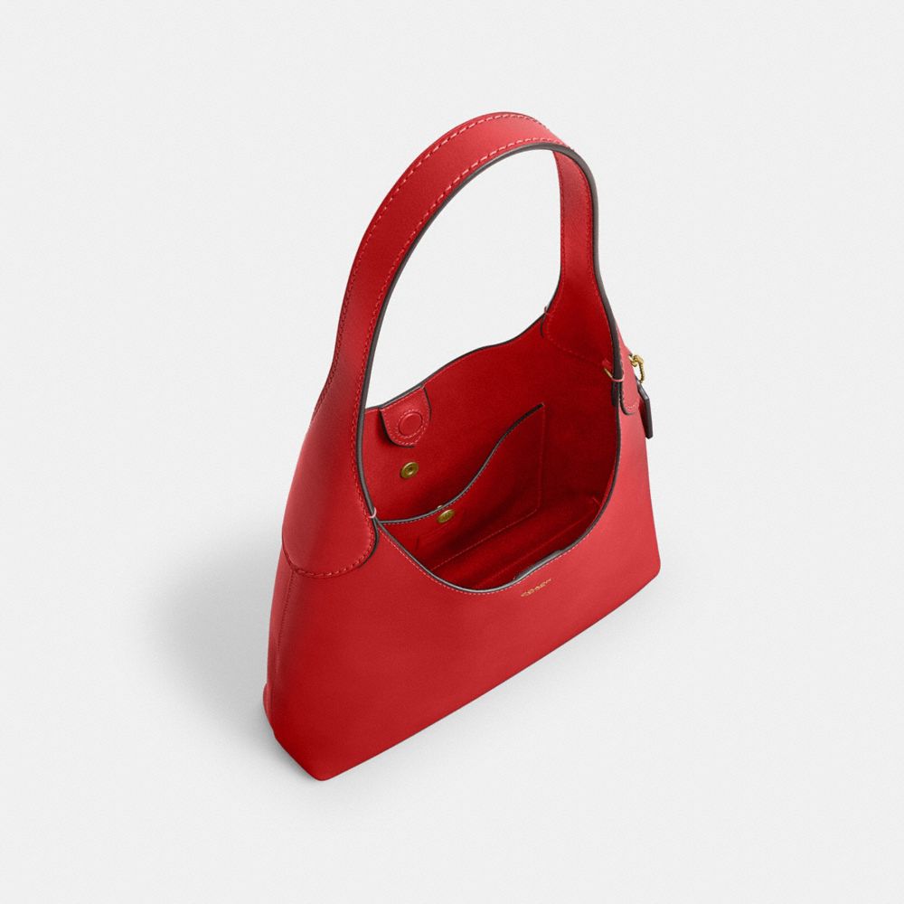 COACH®,Brooklyn Shoulder Bag 28,,Inside View,Top View