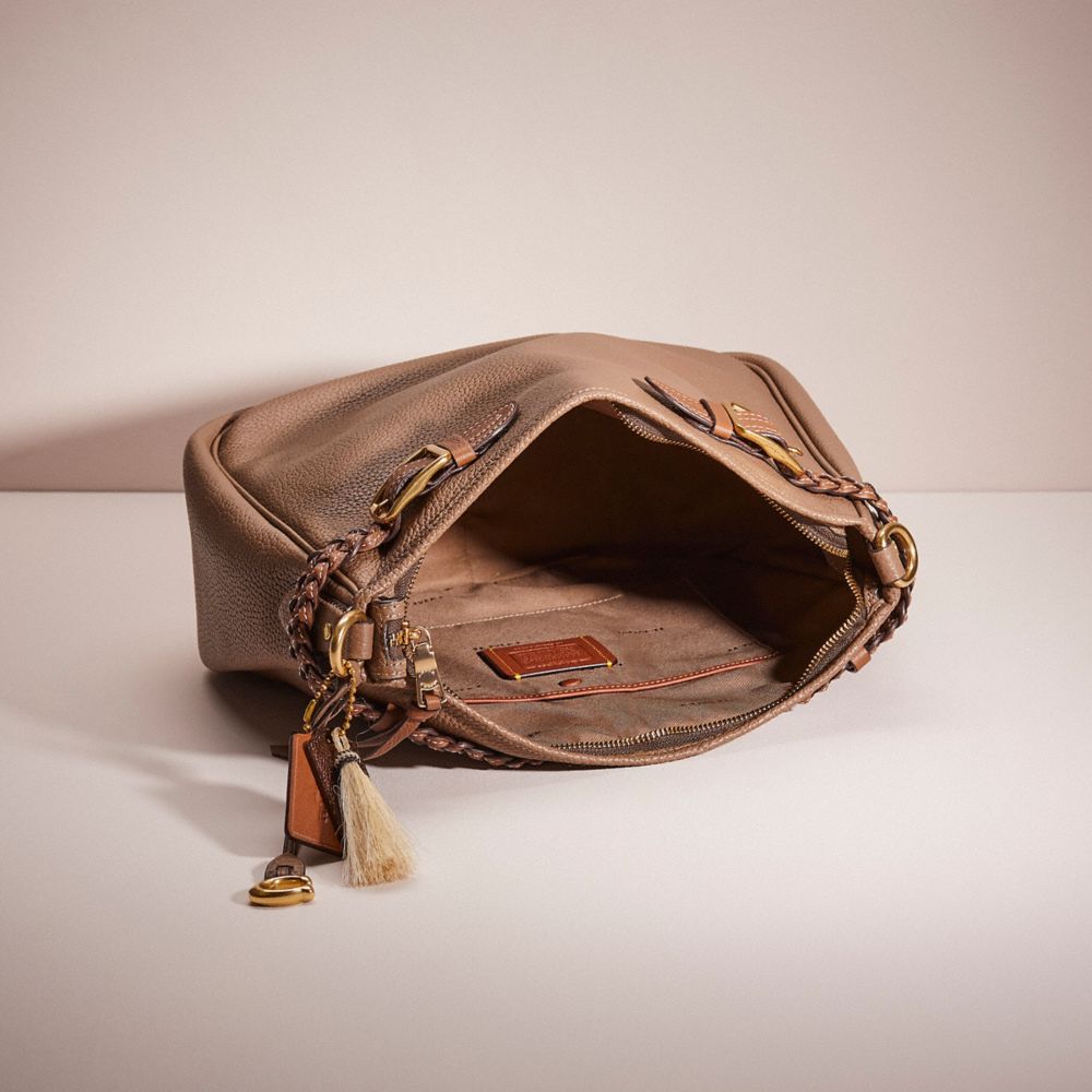COACH®,Upcrafted Cary Shoulder Bag,,Inside View,Top View