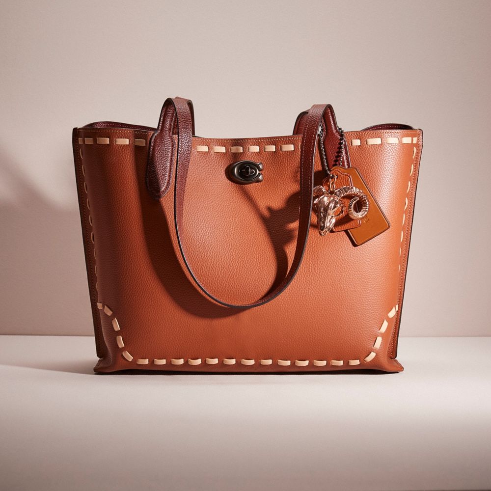 COACH®,【UPCRAFTED】ウィロウ トート・カラーブロック
・シグネチャー キャンバス インテリア,COACH (RE)LOVED,1941 ｻﾄﾞﾙ ﾏﾙﾁ