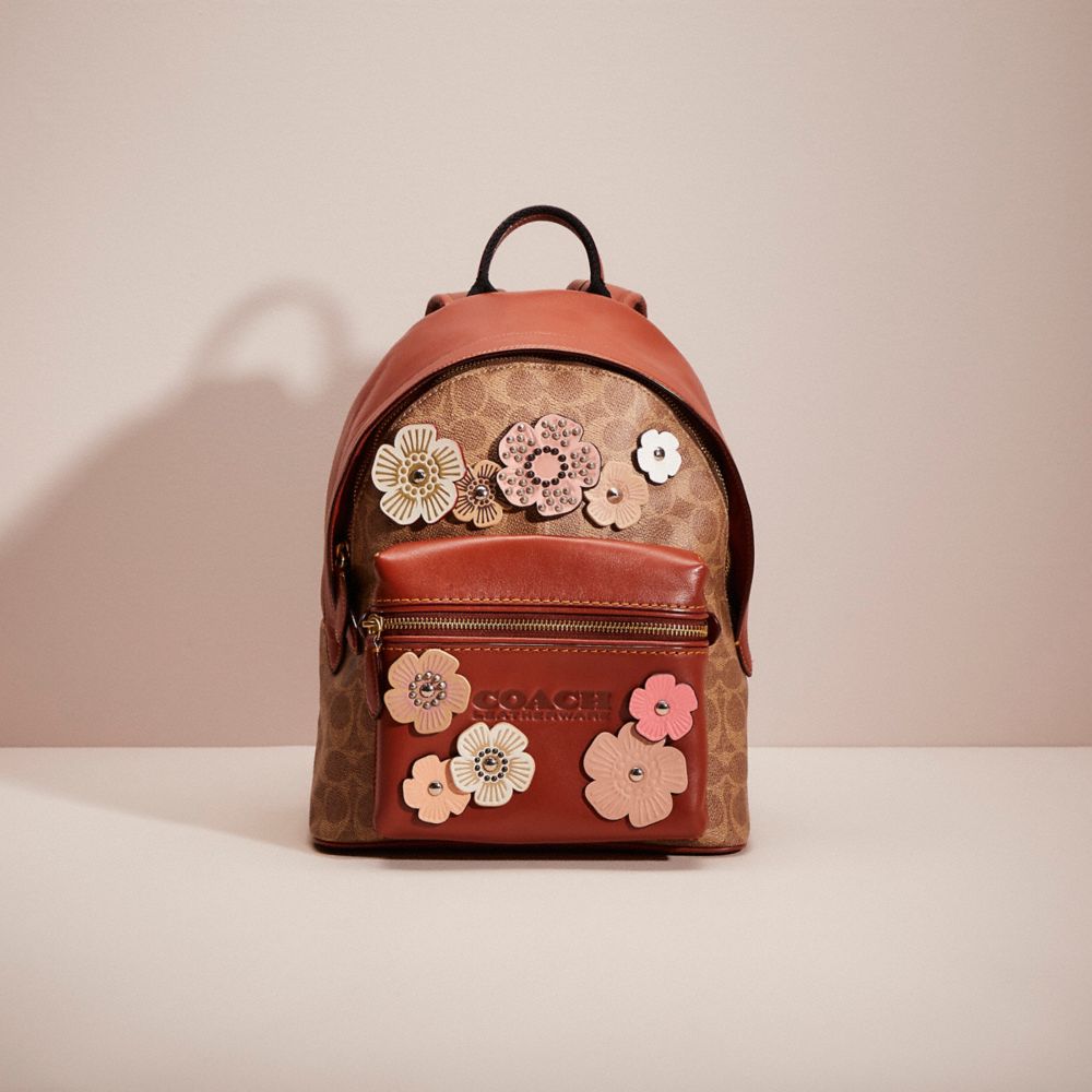 Campus backpack 23 outlet in signature rose print