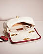 COACH®,UPCRAFTED PILLOW MADISON SHOULDER BAG WITH QUILTING,Valentine's Day,Brass/Chalk,Inside View,Top View
