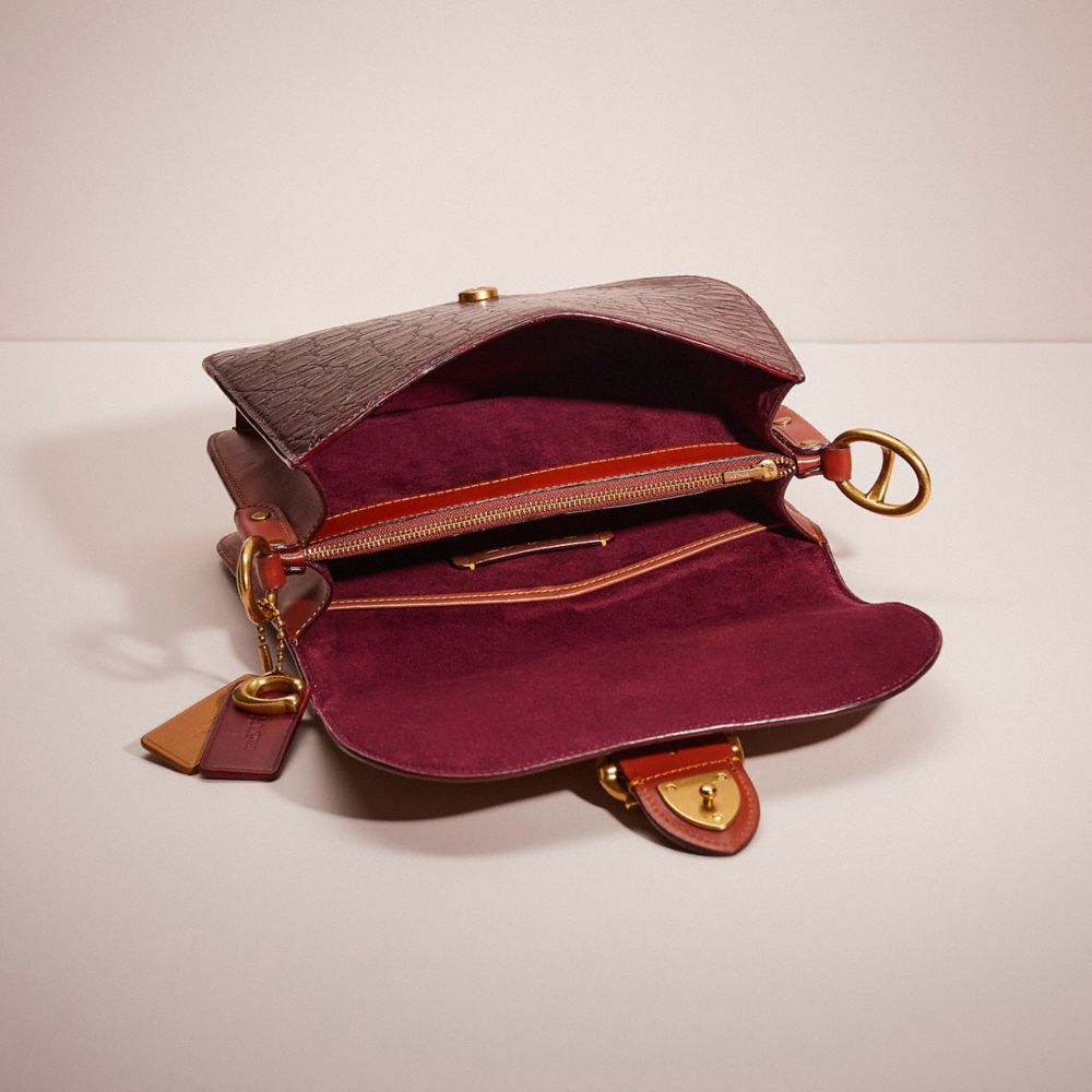 Shop Coach Upcrafted Beat Shoulder Bag In Signature Canvas With Horse And Carriage Print In Brass/tan Truffle Rust