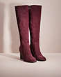 COACH®,RESTORED OMBRE HEEL BOOT,Oxblood,Angle View