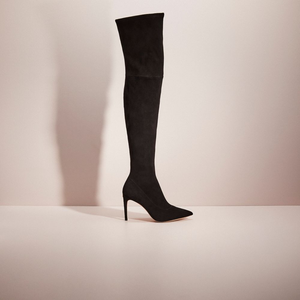 Coach over clearance the knee boots