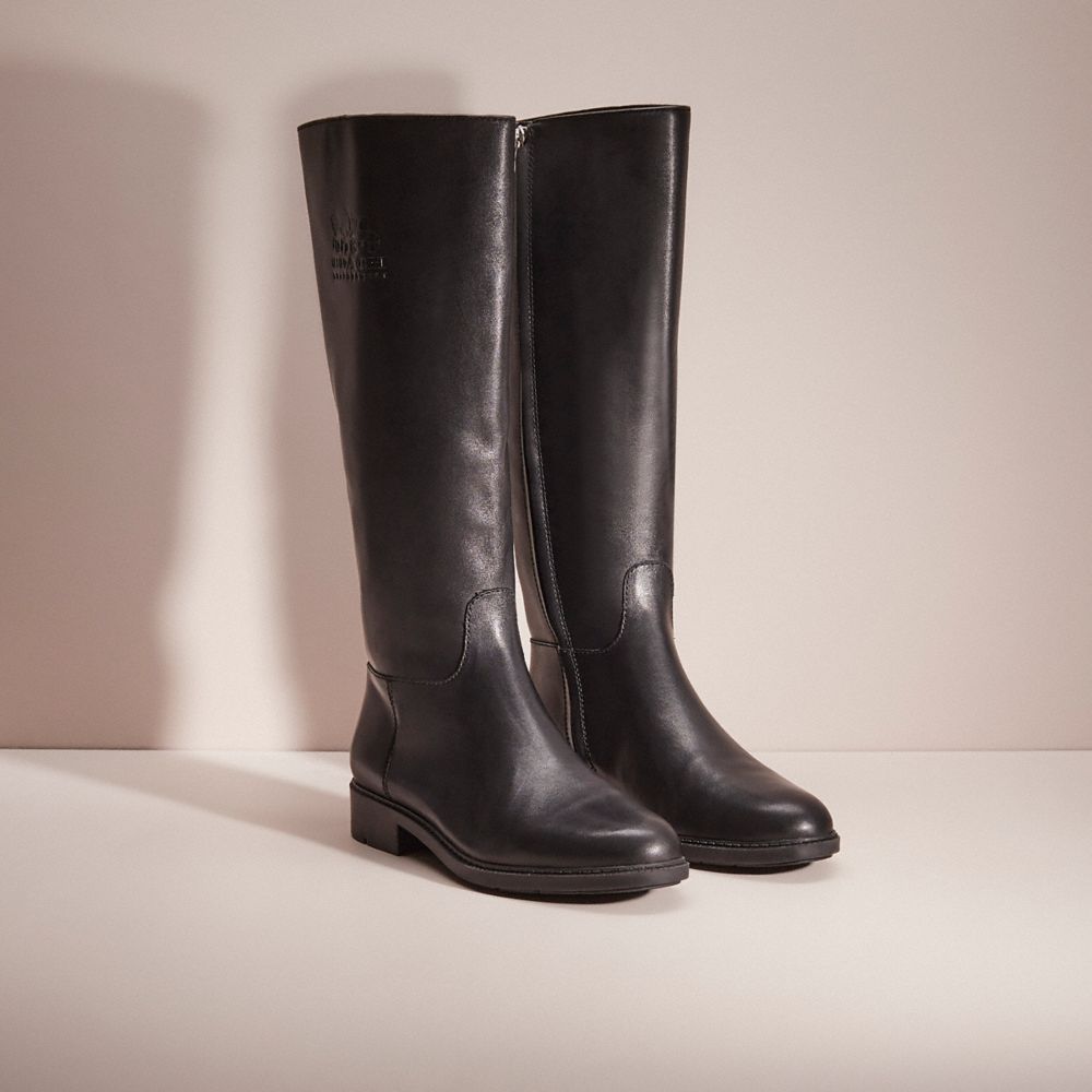 Coach extended 2025 calf boots