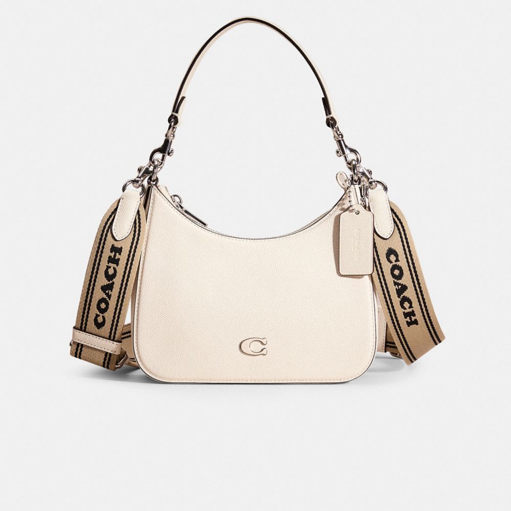 Coach Restored Hobo Crossbody With Signature Canvas In Chalk