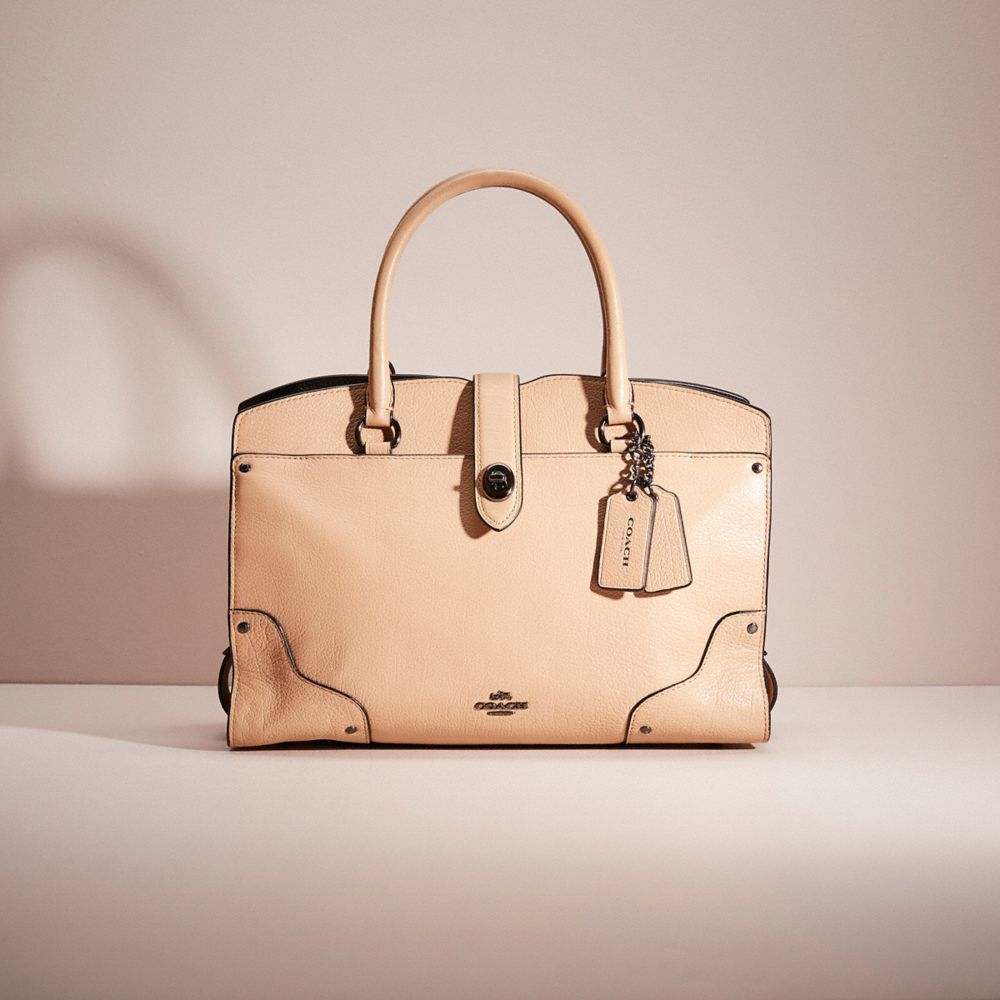 COACH®,Restored Bleecker Zip Hobo,,Front View