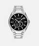 COACH®,JACKSON AUTOMATIC WATCH, 45MM,Stainless Steel,Front View