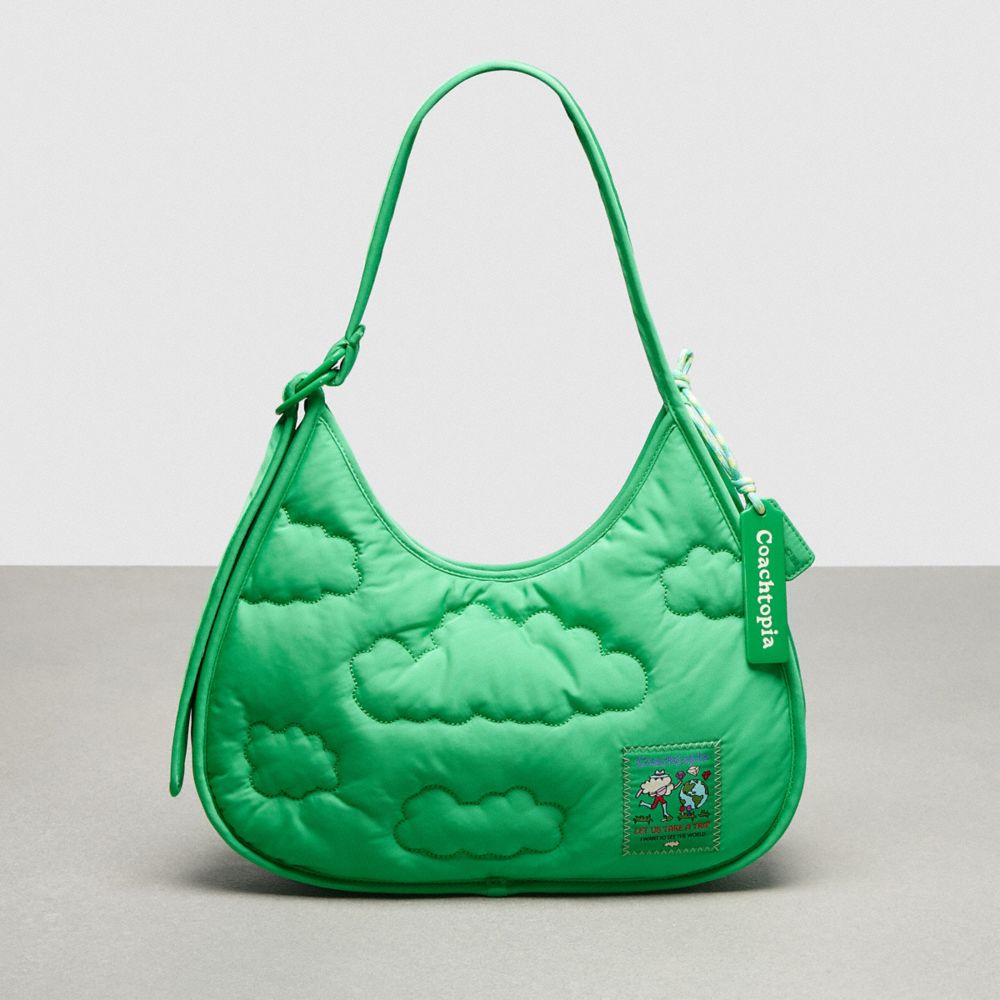 Shop Coach Topia Loop Ergo Tasche Mit Wolkensteppung In Electric Kelp