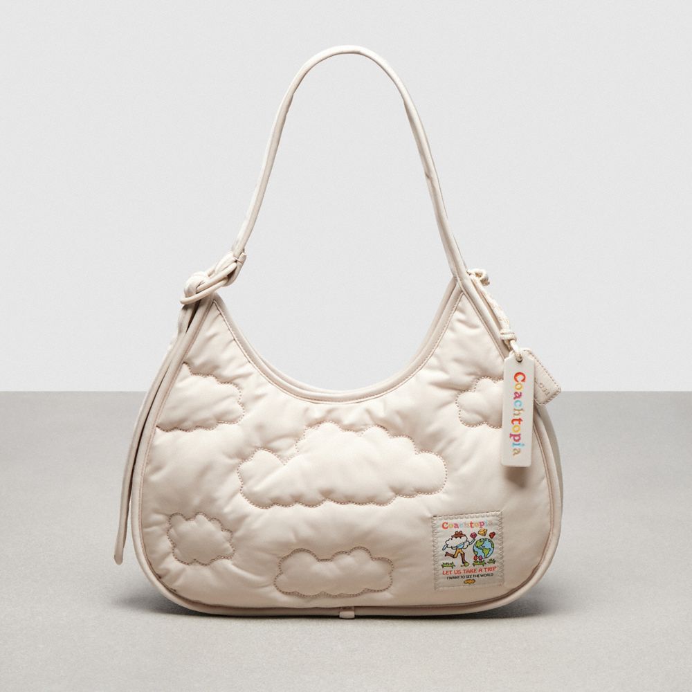 Coach Topia Loop Ergo Tasche Mit Wolkensteppung In White