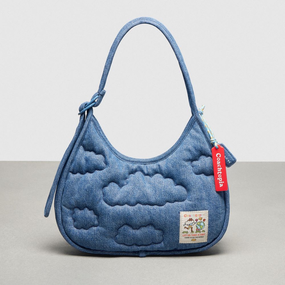 Shop Coach Ergo Tasche Mit Wolkensteppung In Denim