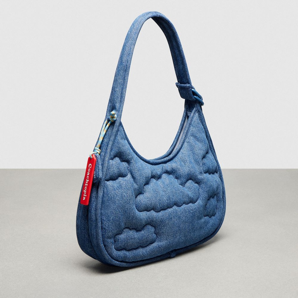 Shop Coach Ergo Tasche Mit Wolkensteppung In Denim