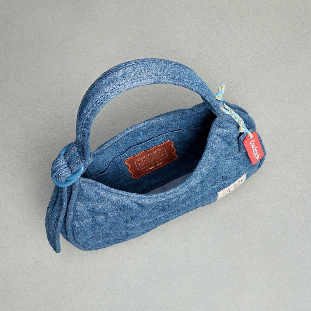 Shop Coach Ergo Tasche Mit Wolkensteppung In Denim