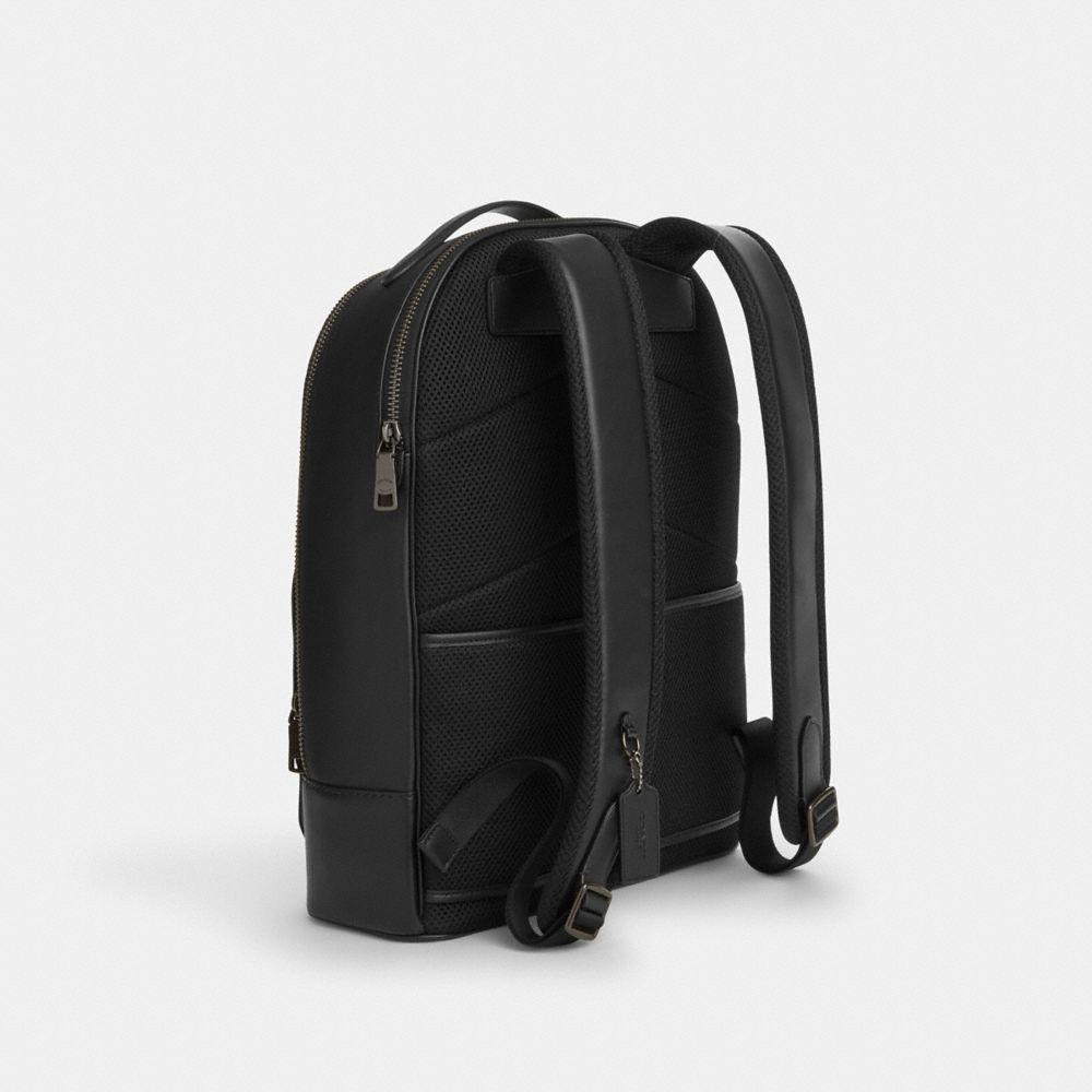 COACH®,Ethan Backpack In Signature Canvas,,Angle View