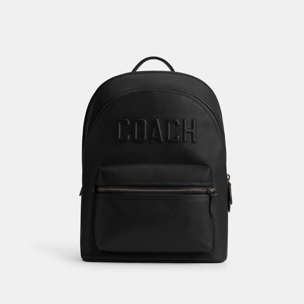 Coach black backpack online