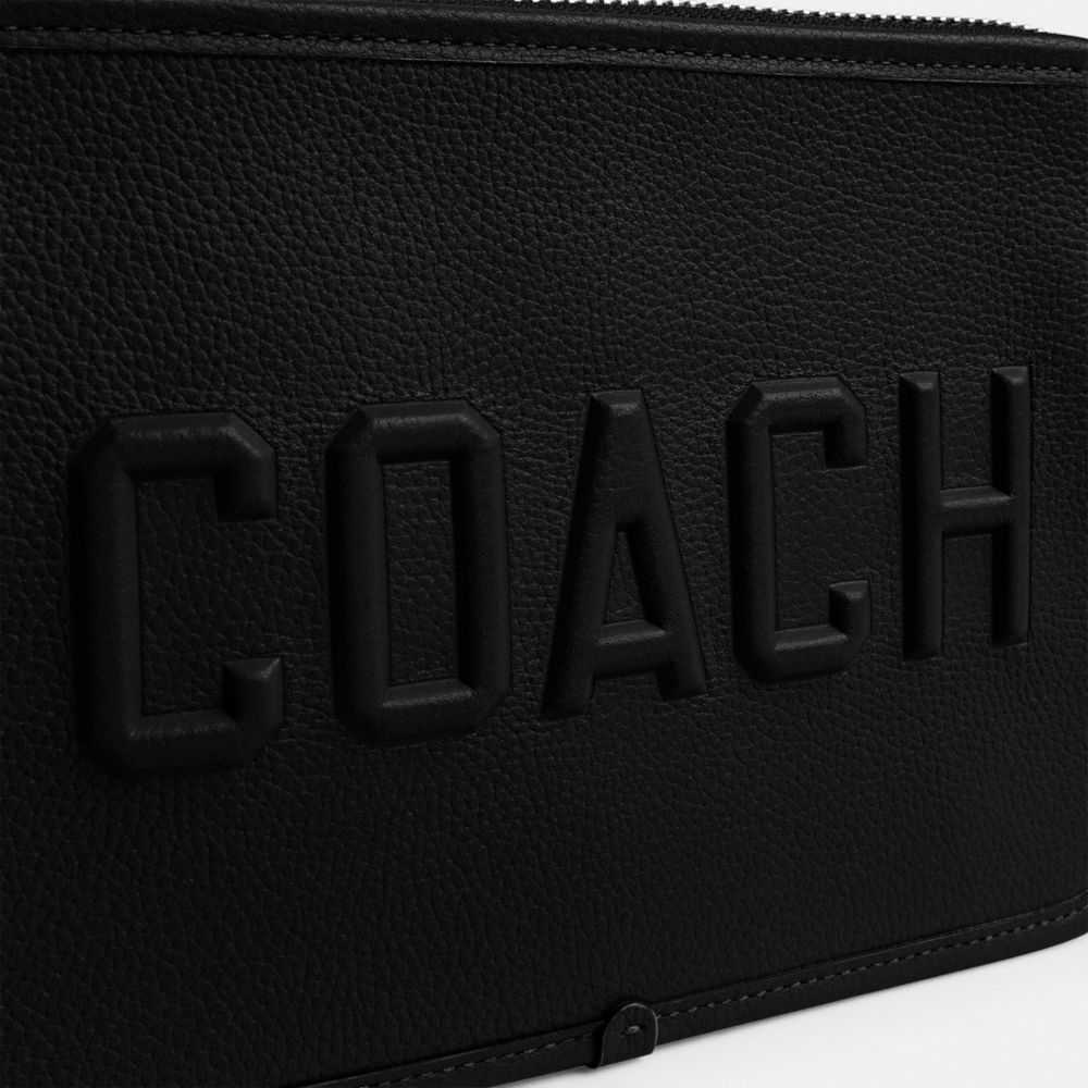 Coach Charter Crossbody Bag 24 With  Graphic In Black