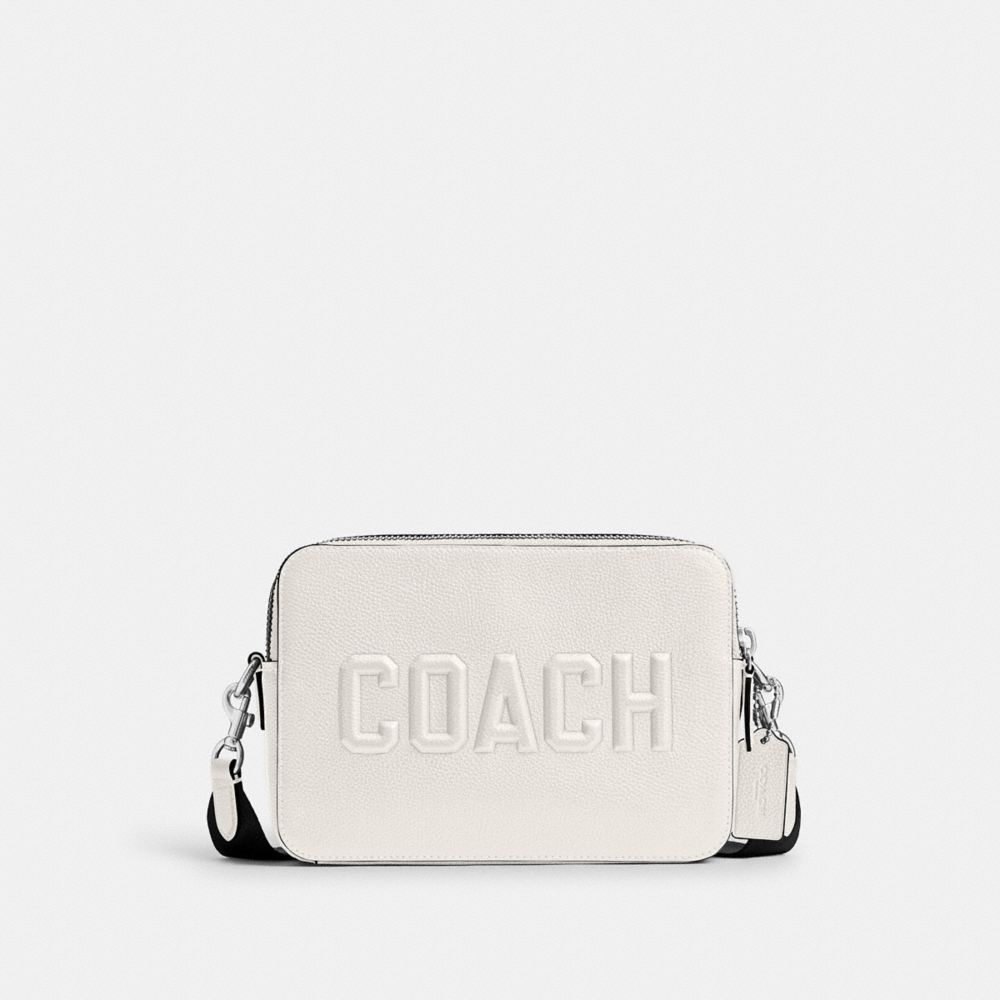 Coach Charter Crossbody Bag 24 With  Graphic In Chalk